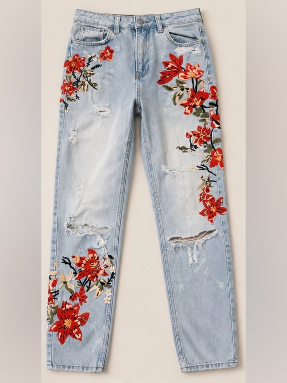 Embroidered Jeans - Picture 2 of 5